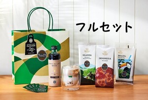タリーズコーヒー25thアニバーサリーバッグ 抜き取りなしフルセット