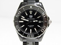 f29-5333[VOX] 稼働品 タグホイヤー TAG Heuer アクアレーサー WAY1390 レディース 腕時計 1円～_画像1