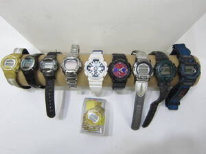 まとめ腕時計・CASIO カシオ モデルいろいろ…「G-SHOCK」x6点&「Baby-G」x4点 計10点 ※ジャンク現状品■60