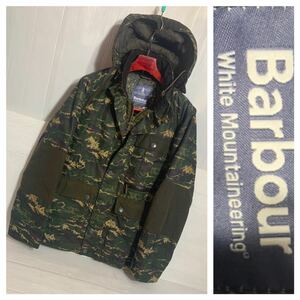 Barbour BEACON BRAND Bab a-×White Mountainneering White Mountaineering камуфляж камуфляж × чай масло do жакет L Barbour 