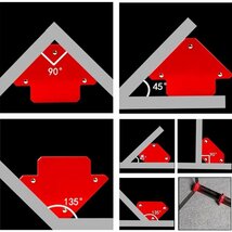 マグネット溶接ホルダー 6個セット マグネットクランプ ポジショナー はんだ付け_画像2