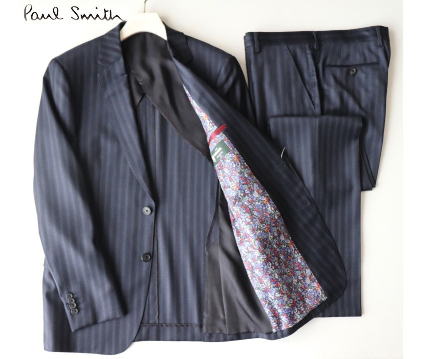 82%OFF!】 PaulSmith REDA ダブルセットアップ ネイビー L位 ilam.org