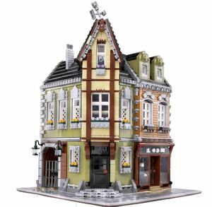 LEGO互換 角の商店 建物 レゴ
