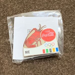 【クーポンでお得】【新品未開封品】【非売品】チームコカコーラ 東京2020オリンピック 都道府県ピンバッジ 三重県