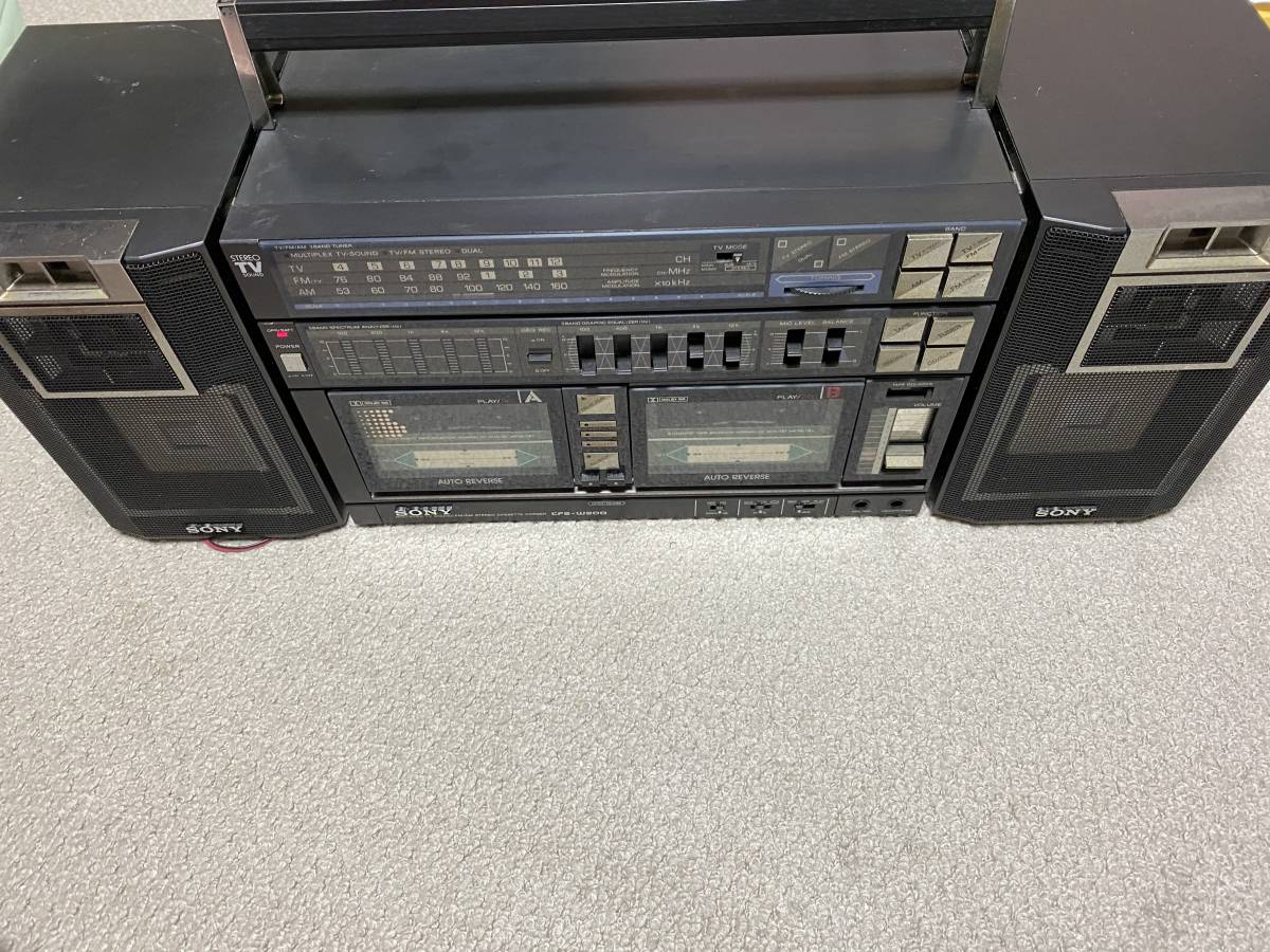 SONY ラジカセ レトロ CFS-9000 ジャンク品 | www.psychologiesport.fr