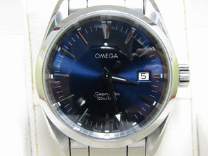 ♪売り切り 大特価 稼働品 OMEGA オメガ シーマスター アクアテラ メンズ腕時計 2518.80 クォーツ お買い得品♪