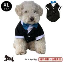 ペット用タキシード（水色・XLサイズ）犬　正装服　コスチューム_画像1