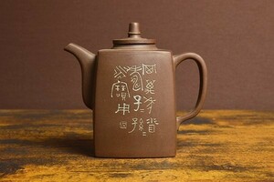 荊渓徐製　紫泥急須　中国唐物宜興紫砂煎茶道具