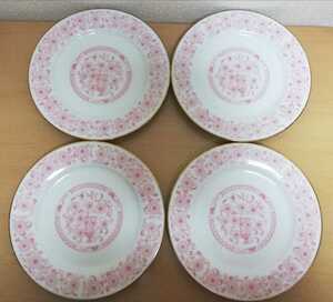 ノリタケ　Noritake 2702 ALICIA ディナープレート　皿　1950年代　ピンクの小花柄　