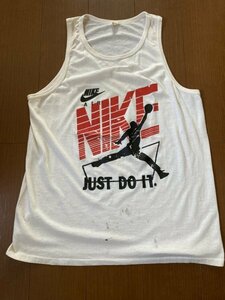 * ultra rare! valuable .[ Spalding body ]1980*s NIKE Jordan JORDAN Vintage tank top Chicago bruz old clothes 