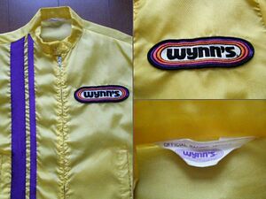 ★世田谷ベース　所さん　着用　モデル　ビンテージ　古着★WYNN'S　ウインズ　ナイロン　レーシング・JKT　お洒落です！