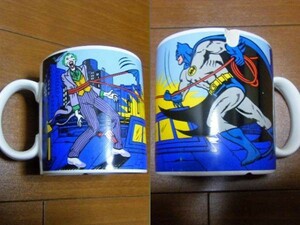 １９９０年代★ＡＰＰＬＡＵＳＥ 社製 ＢＡＴＭＡＮ バットマン ジョーカー ＪＯＫＥＲ マグカップ アメリカン ＴＯＹ レアな柄 ビンテージ