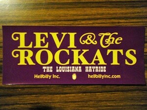  obtaining impossible! rare!LEVI&THE ROCKATS sticker LEVI DEXTER Neo rockabilly The rokatsu Louis ji hole partition ride 