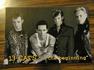 入手困難！★９０年代！ネオロカビリー １３ＣＡＴＳ★ロカッツ ストレイキャッツ ポールキャッツ ポストカード 写真 ＳＴＲＡＹＣＡＴＳ