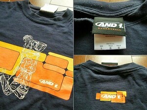 Ｌサイズ★AND1 Ｔシャツ NBA ストリートバスケット ビンスカ―ター ステファンマーブリー ＭＩＸＴＡＰＥ