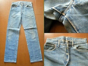 ２８×３０インチ★ネオ ビンテージ １９８０’s インサイドシングルステッチ Levi's 501 リーバイス ５０１ 「ハチマル」 リメイクにも