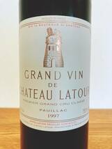 １円～シャトー・ラトゥール・１９９７年　Chateau Latour格付メドック 第1級格付ワインスペクテーター得点 88ワインアドヴォケイト得点 89_画像1