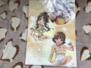 E021クリアファイル　アイドルマスターシンデレラガールズ　真夏のプレゼント　当選品　パッション　高森藍子　姫川友紀　本田未央