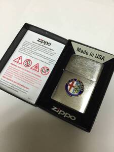 ■アルファロメオ ■Zipoo/ジッポ―ライター Sv■ALFA ROMEO /USA製!■新品!■即決!