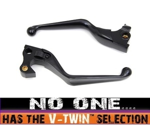 V-TWIN 26-0805 2014年以降 XL スポーツスター ブラック ブレーキ クラッチ レバー セット Black Hand Lever Set