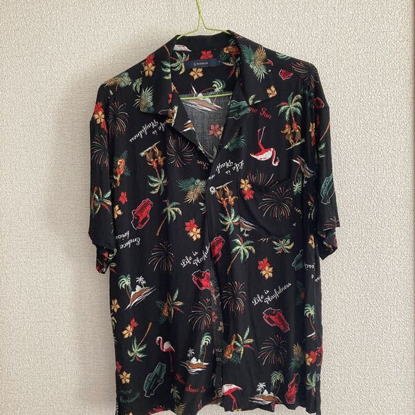 レイジブルー RAGEBLUE 総柄シャツ 半袖 メンズ Sサイズ