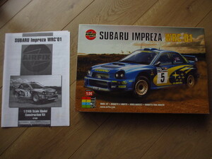 Airfix 1/24 Subaru Impreza WRC 01 (Внутренняя сумка Неокрытый) Subaru 2001 WRC