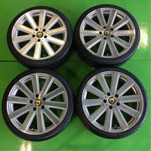 NA450 中古 レクサス用 19インチ ホイール 19×8.5J +15 PCD 120 タイヤ 235/35R19 4本 セット【レクサスLS460】_画像1