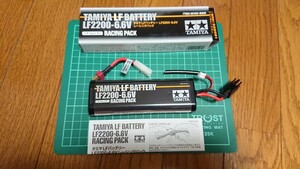 未使用品 タミヤ LFバッテリー LF2200-6.6V レーシングパック リフェ ラジコン ドリフト リフェバッテリー 