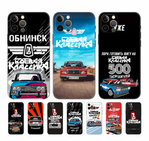 MF567 ロシア自動車 lada iPhoneケース,5s se 2020 6s 7 8 plus x 10 xr xs 11 12 13 mini pro max,ロシア語車用