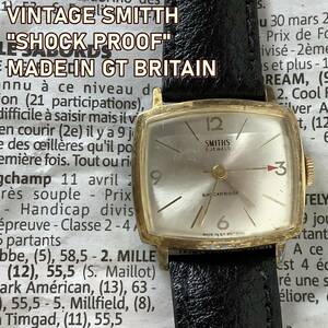 [ England made Vintage ]SMITH hand winding wristwatch 