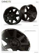 クロスオーバーガーメンツ Style U アーバン 17X8.0J +20 6/139 FJクルーザー(10)向け ホイール 4本 送料無料/条件有_画像6