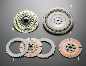 OS technical research institute TS series twin plate clutch TS2C for overhaul kit A set Mitsubishi MITSUBISHI GTO Z16A turbo 6G72