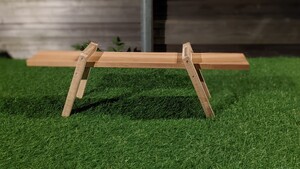 アウトドア収束式小物置き、テーブル