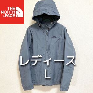 人気 ノースフェイス マウンテンパーカー レディースL ブルーグレー THE NORTH FACE ナイロンジャケット