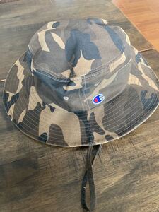 Champion 迷彩柄ハット 58cm USED