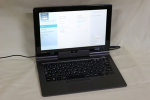 中古デタッチャブルノートパソコン 東芝 dynabook V714/K COREi3 4GB SSD無 11.6inch タッチパネル カメラ内蔵 OS無 起動確認済 代引き可