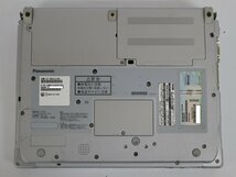 ジャンク品 ノートパソコン Panasonic Let's note CF-T8 Core 2Duo メモリ未確認 HDD無 12.1型 _画像8