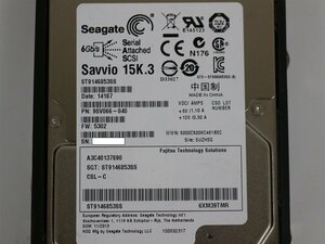 SEAGATE ST9146853SS SAVVIO HDD 146GB 15K.3 SAS 2.5インチ 在庫限定