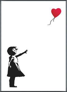 Balloon Girl /アートポスター/バンクシー/額装品