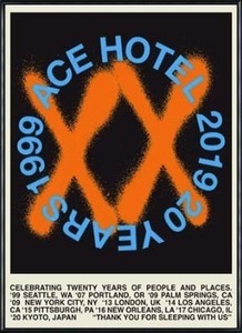 Ace Hotel XX Collection 20周年限定（エースホテル） 額装品