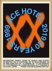 Ace Hotel XX Collection 20周年限定（エースホテル） 額装品
