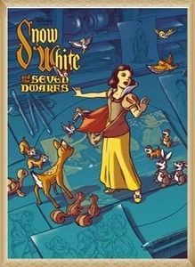 Mondo Snow White 白雪姫 Cyclops Print 限定305枚　手書きナンバリング入り（フレームス） 額装品