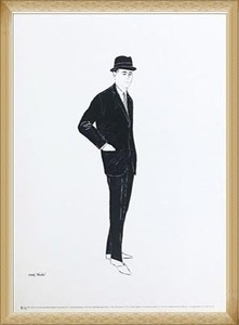 Male Fashion Figure c1960（アンディ ウォーホル） 額装品