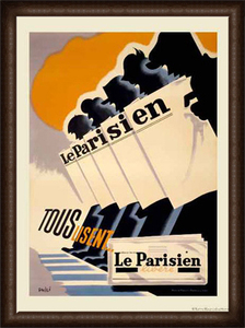 Le Parisien/アーティスト不明/額装済