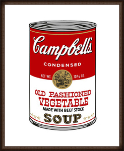 Campbells Soup Series II/ウォーホル/額装済