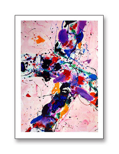 ak Lyric sa-towa-ru1984/ Sam Francis / art poster 