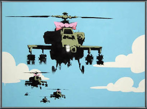 Helicopters / art poster / Bank si-/ frame goods 