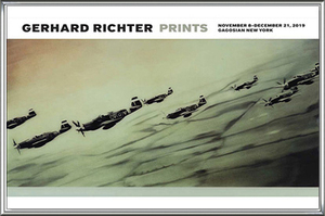 Exhibition Richter 2019(ゲルハルト リヒター)額装済ポスター