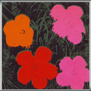 Flowers I(アンディ ウォーホル)額装済ポスター