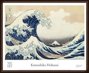 The Great Wave 富嶽三十六景・神奈川沖波裏（ホクサイ） 額装品